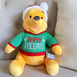 Disney 2020 Holiday Winnie the Pooh Exclusive 14.5-Inch Medium Plush
